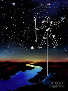 225x300 Orion Constellation Paintings Fine Art America - Orion Constellation Painting