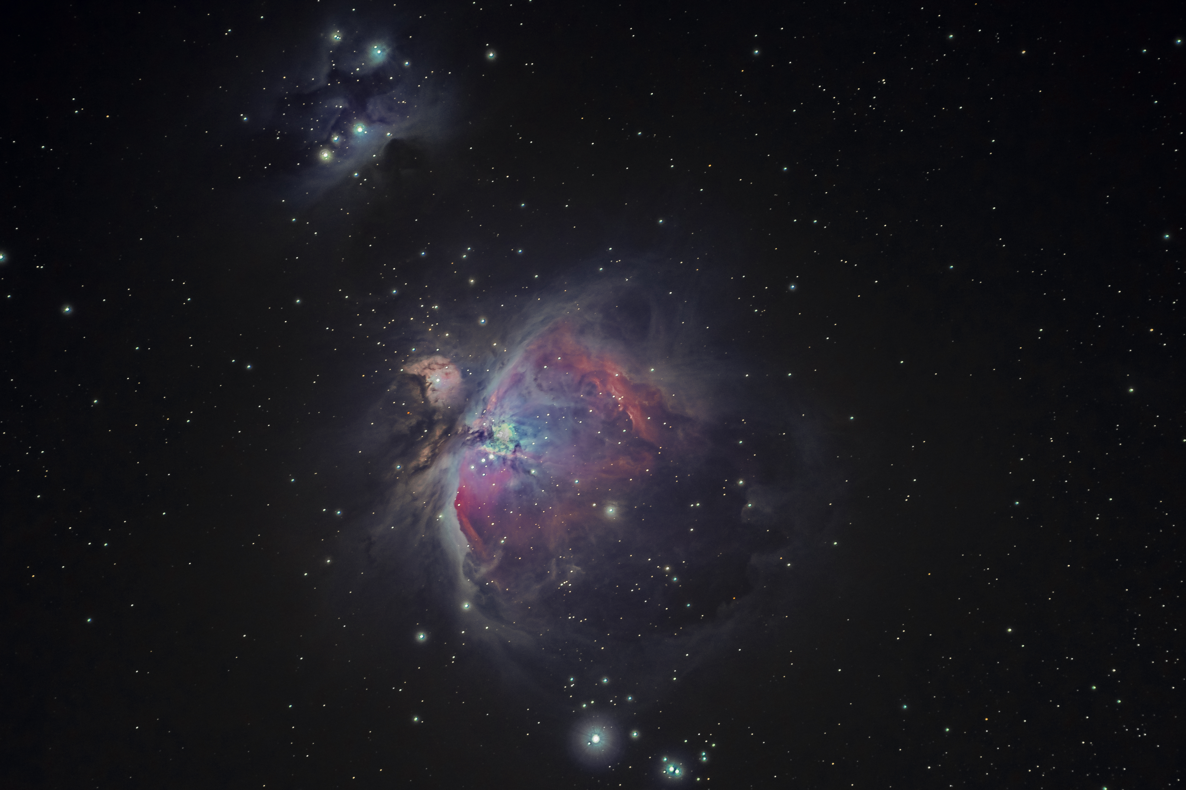 4155x2770 Orion Nebula - Orion Constellation Painting