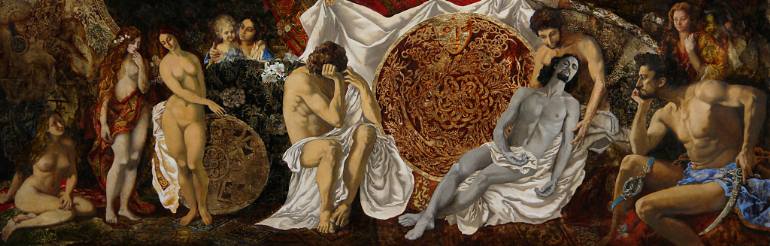 770x246 Saatchi Art Orion Painting By Anton Popernyak - Orion Painting