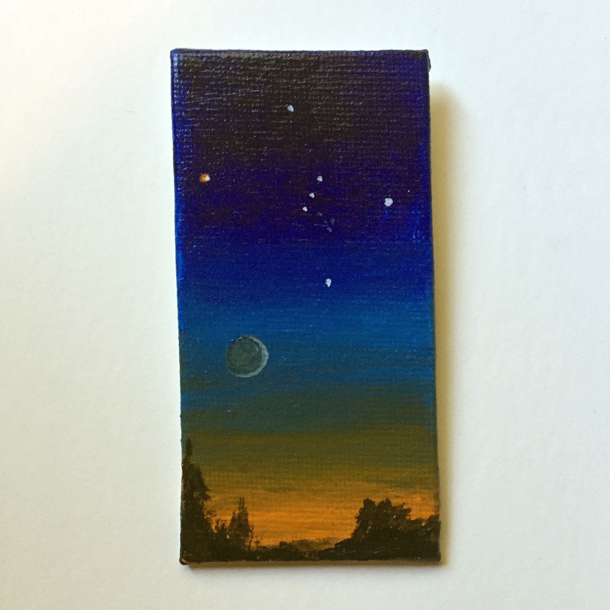 2390x2390 Twilight Moon With Orion X Space Art By Christopher Doll - Orion Painting