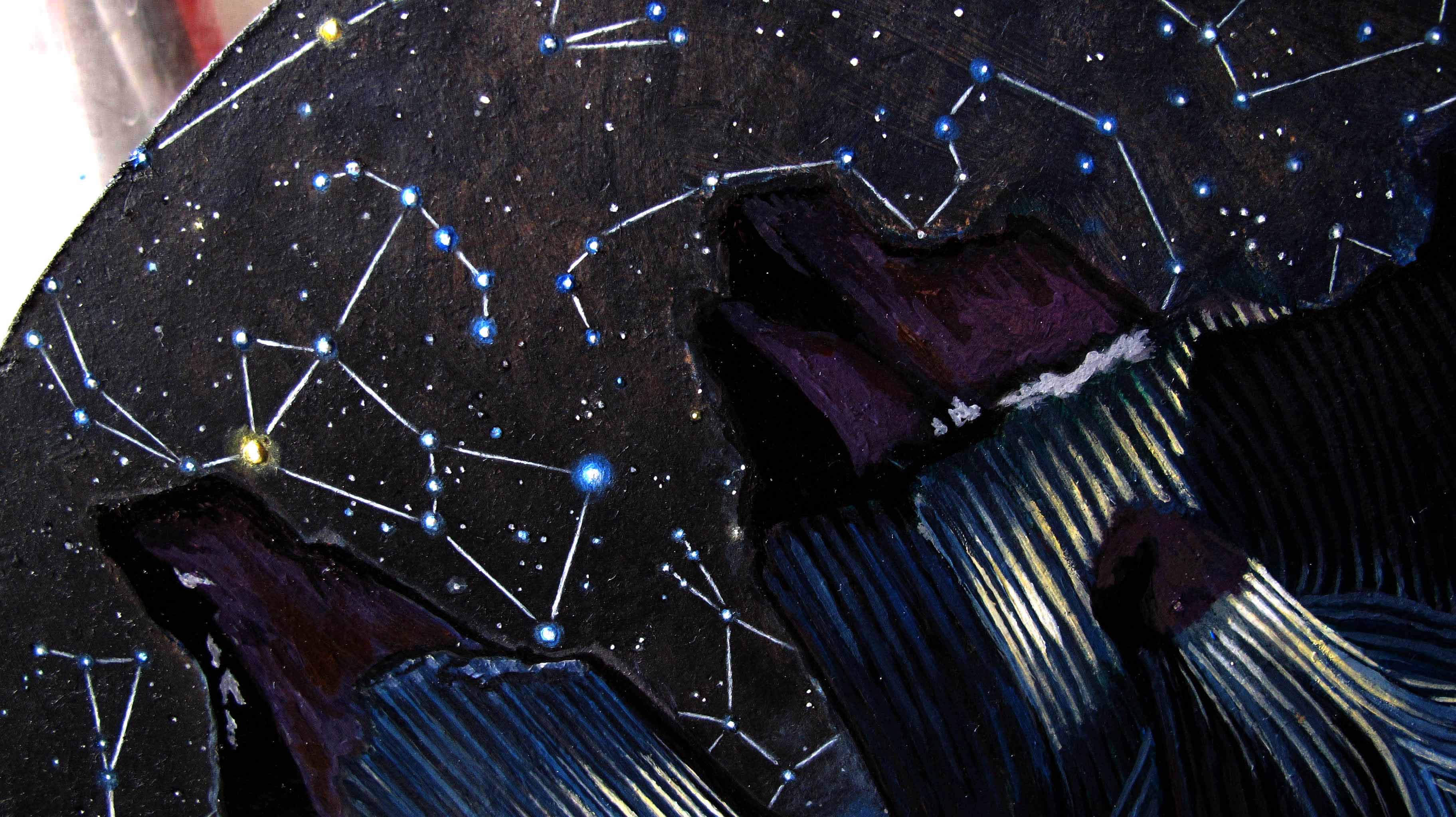 3648x2048 Have Painting Will Travel Off The Fence Art - Orion Painting