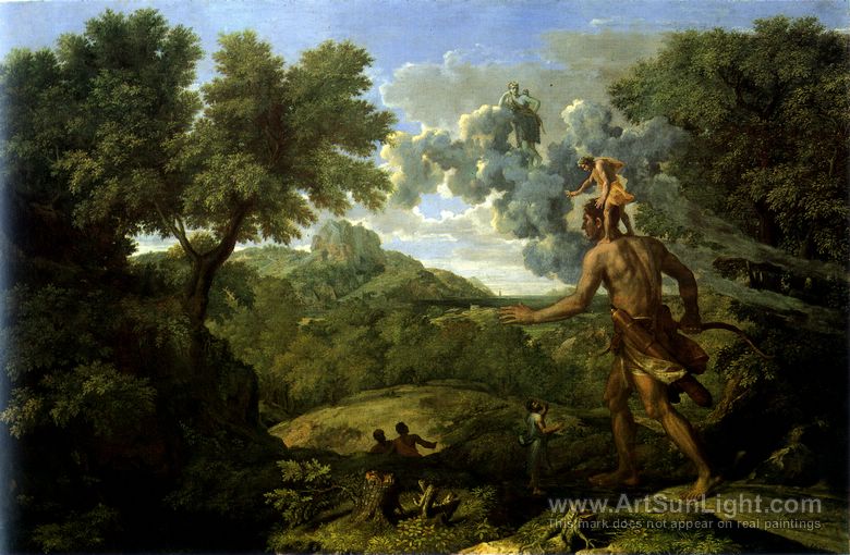 780x510 Landscape With Diana And Orion 1660 - Orion Painting