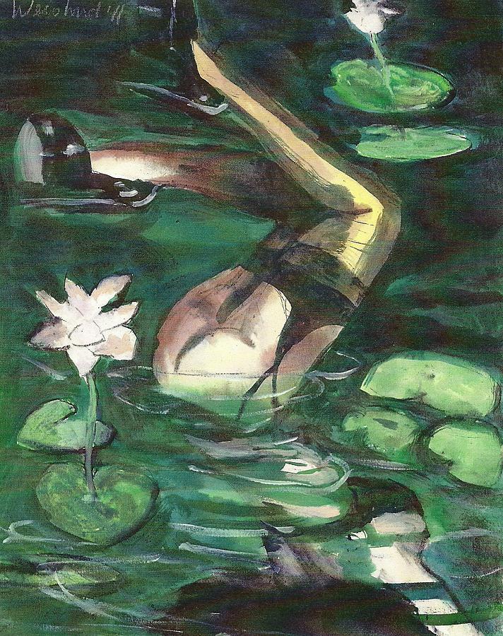 712x900 Myths Eurydice And Orpheus Painting By Harry Weisburd - Orpheus And Eurydice Painting