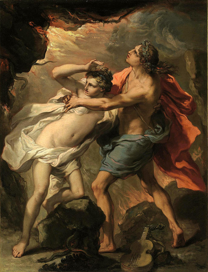 688x900 Orpheus And Eurydice Painting By Gaetano Gandolfi - Orpheus And Eurydice Painting