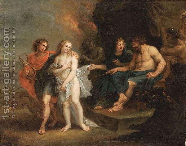 600x473 Orpheus Searching Eurydice In The Underworld (Met. 10 11 63 - Orpheus And Eurydice Painting