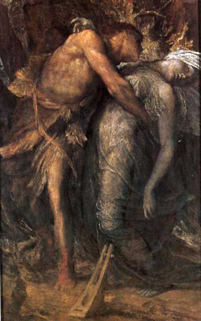 400x637 Orpheus And Euridice, George Frederick Watts (1817 1904) Art4 - Orpheus And Eurydice Painting