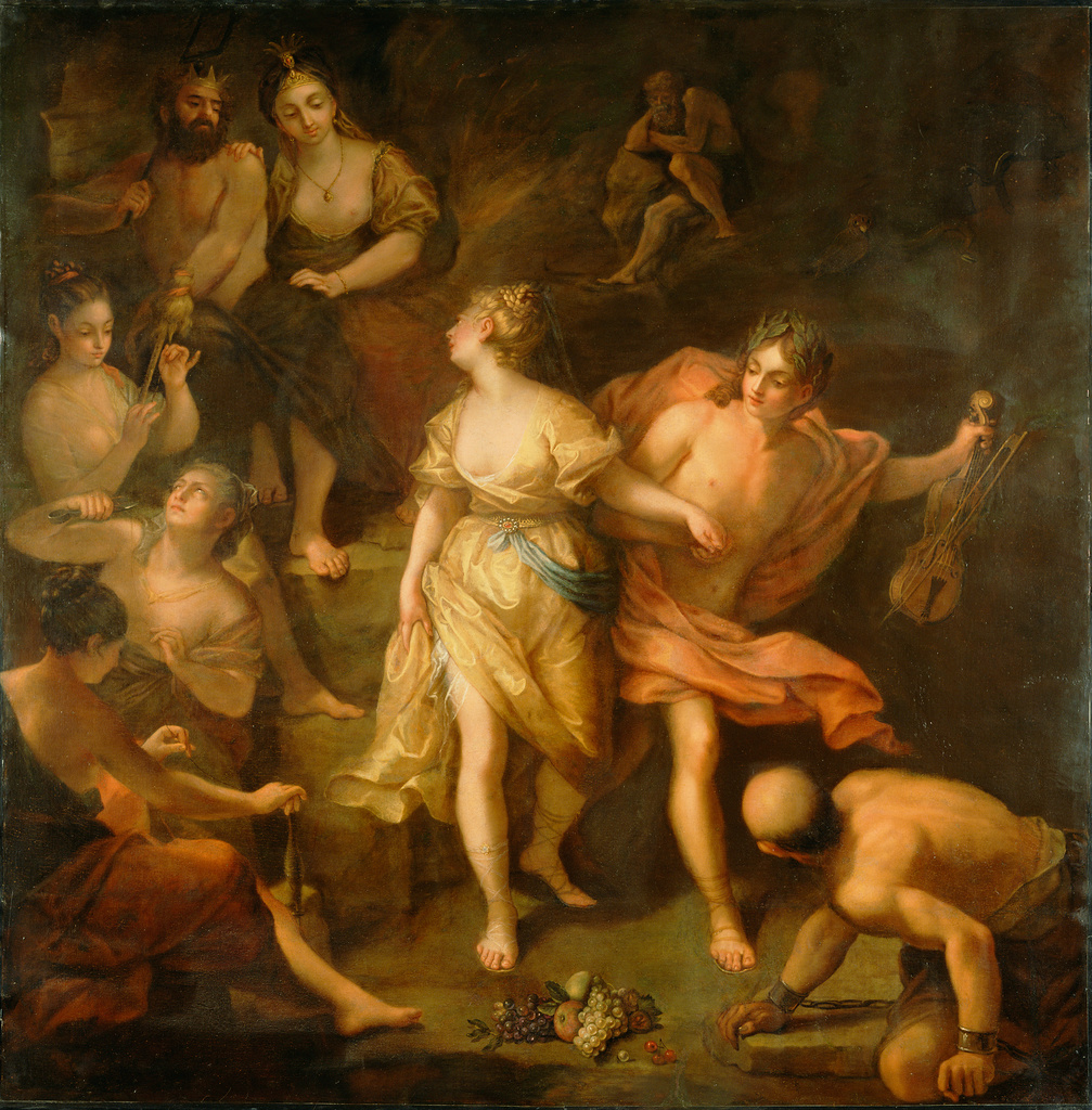 1007x1024 Orpheus And Eurydice (Getty Museum) - Orpheus And Eurydice Painting
