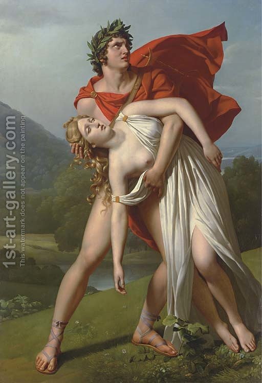 512x749 Orpheus And Eurydice Joseph Paelinck Reproduction 1st Art Gallery - Orpheus And Eurydice Painting
