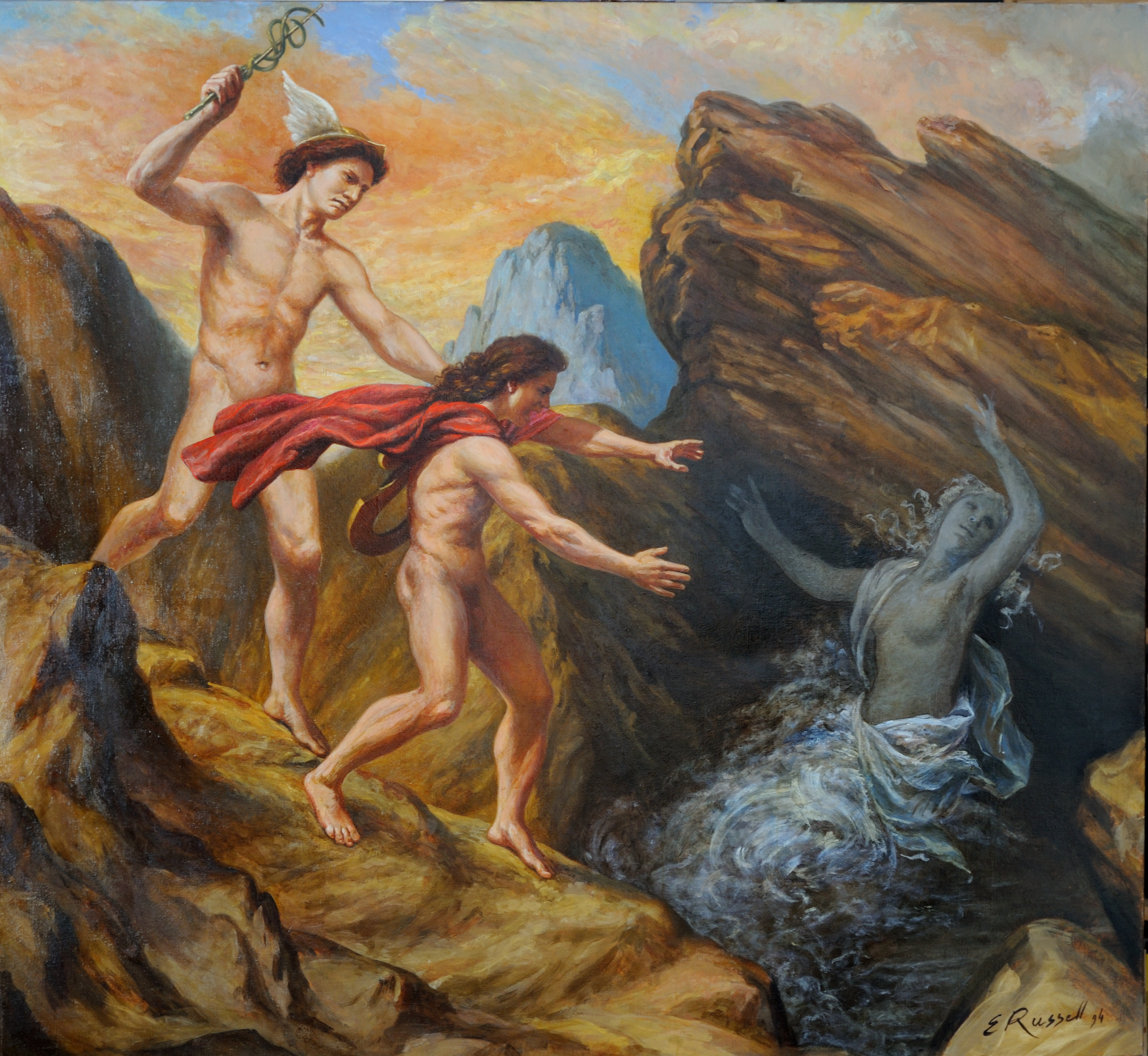 2958x2720 Cscp - Orpheus And Eurydice Painting