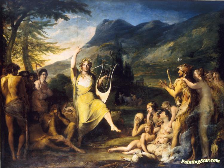 750x562 Orpheus (Painting 1 Of 6 In The Series The Progress Of Human - Orpheus Painting