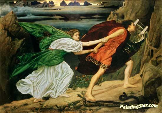 550x385 Orpheus And Eurydice Artwork By Sir Edward John Poynter Oil - Orpheus Painting