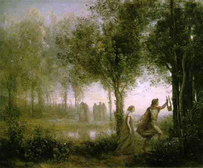 400x332 Orpheus And Eurydice Paintings By Famous Artists - Orpheus Painting