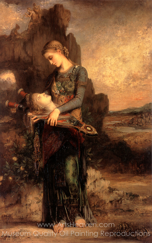 514x820 Reproduction Painting Gustave Moreau Orpheus, Hand Painted - Orpheus Painting