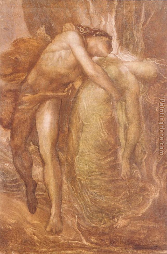644x980 George Frederick Watts Orpheus And Eurydice Painting Anysize 50 - Orpheus Painting