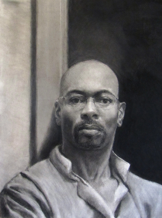 536x720 Oscar Peterson Self Portrait Farmstead Arts Center - Oscar Peterson Painting