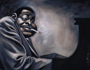 299x232 Oscar Peterson Heritages Art - Oscar Peterson Painting