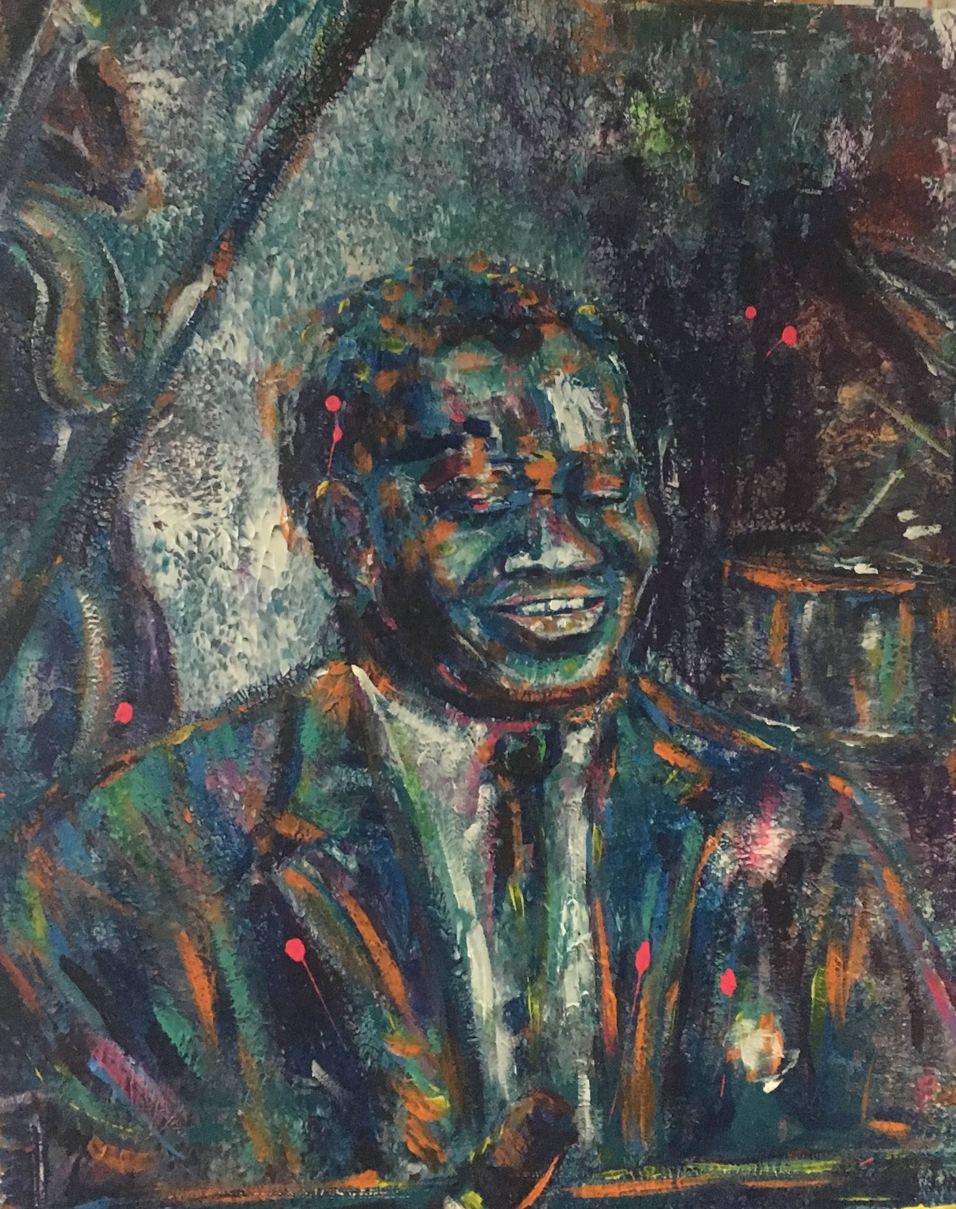 1920x2427 Saatchi Art Oscar Peterson Jazzart Painting By Cindy Lee Loranger - Oscar Peterson Painting