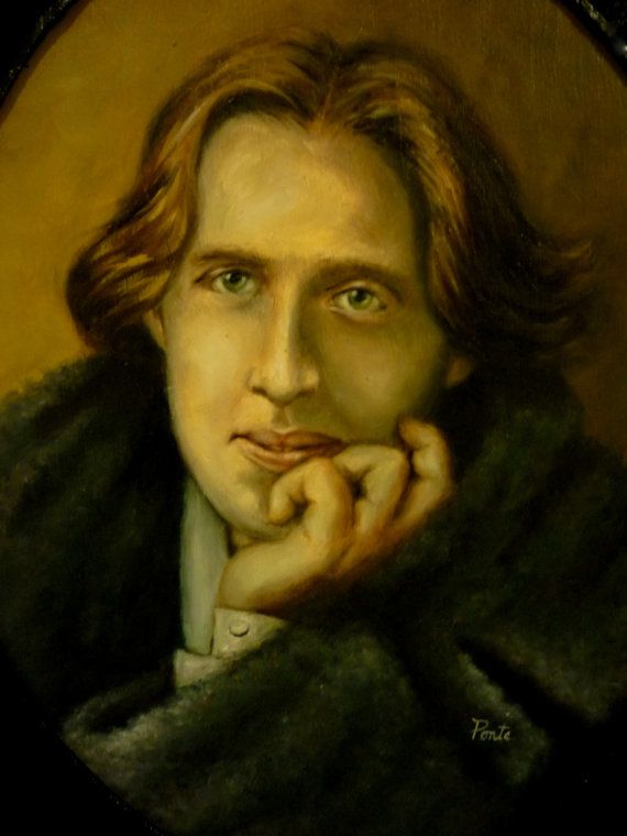 570x760 Oscar Wilde Oil Painting Portrait In By Medievallightcompany - Oscar Wilde Painting