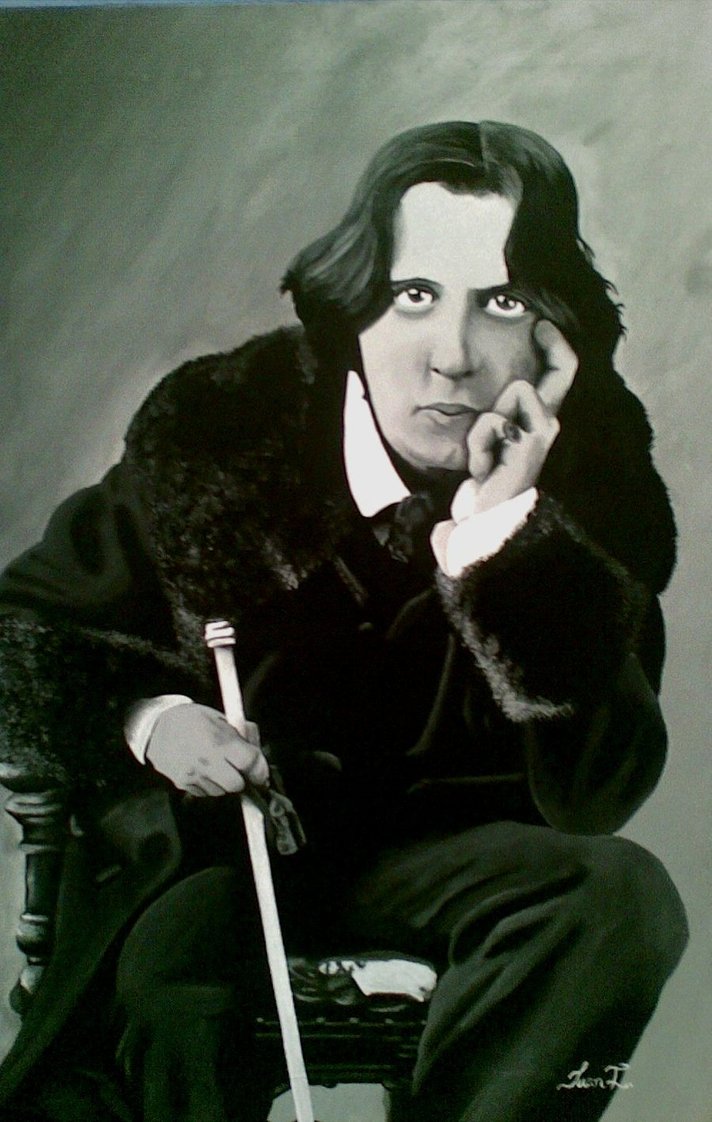 712x1122 Oscar Wilde Painting By Juaniglesias90 - Oscar Wilde Painting