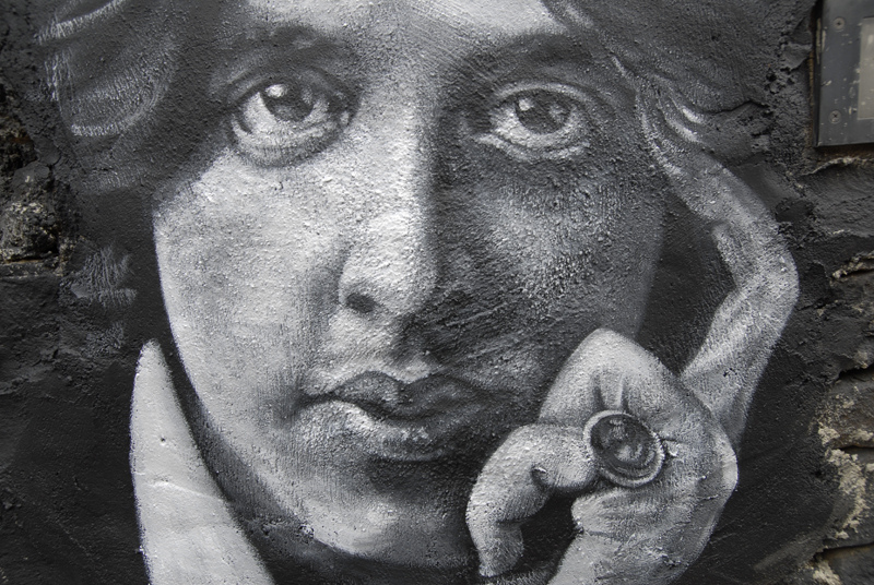800x536 Oscar Wilde Painted Portrait Ddc0272 L'Artiste Est Le - Oscar Wilde Painting