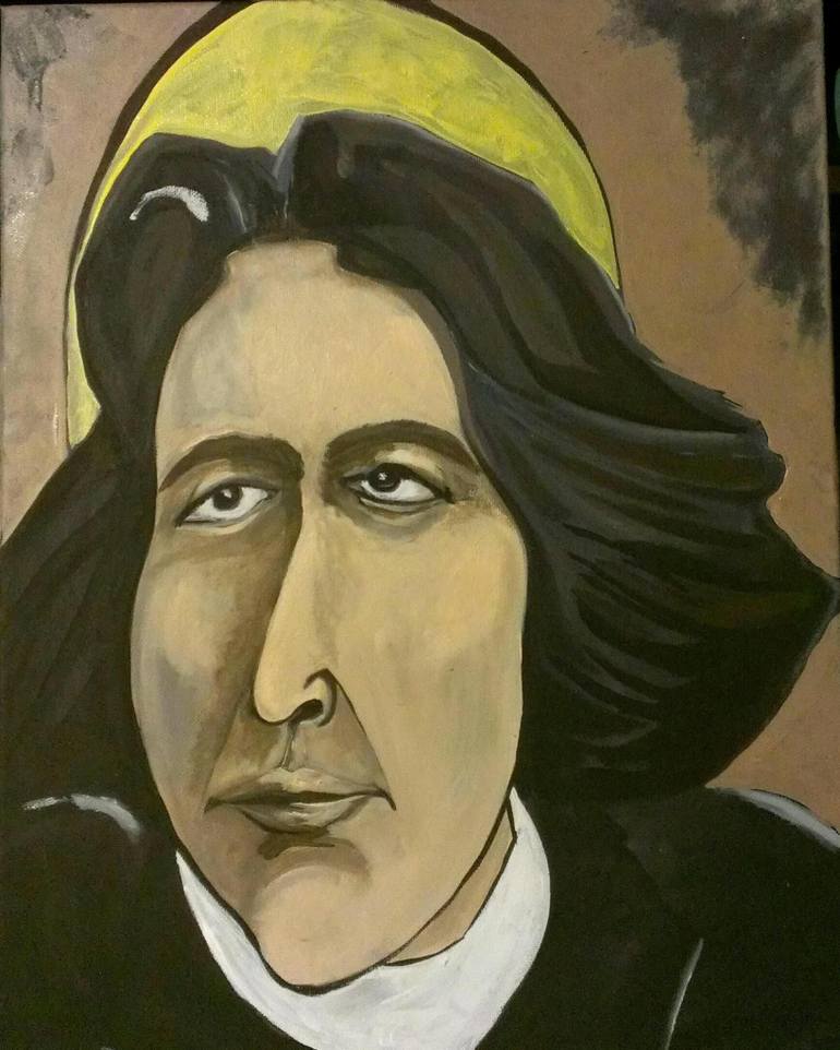 770x962 Saatchi Art Oscar Wilde Painting By Cj Wild - Oscar Wilde Painting