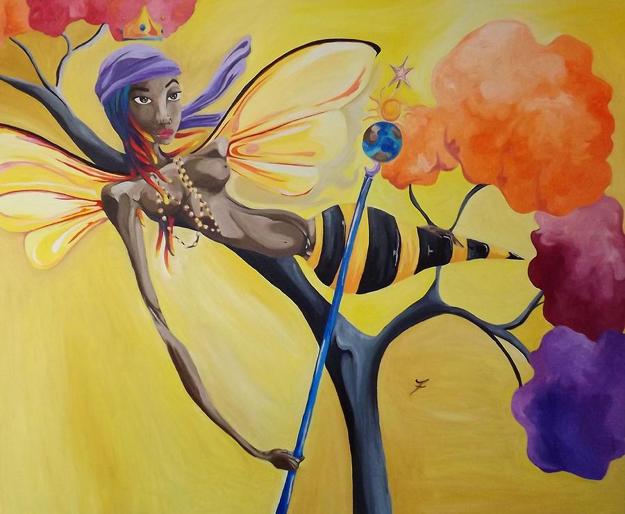 900x741 Oshun Orisha Of Love Painting By Jafleu - Oshun Painting