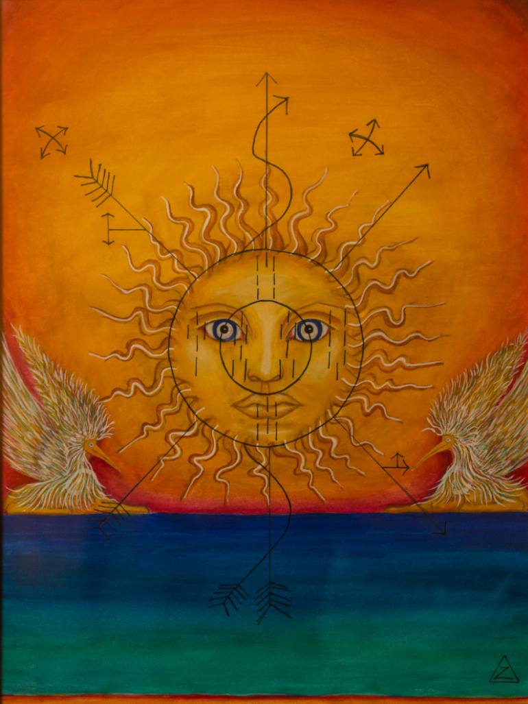 770x1027 Saatchi Art Firma De Oshun Painting By Zachary Selig - Oshun Painting