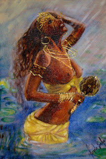 213x320 You Dare To Dream Really Do Come True Beyonce As Oshun - Oshun Painting