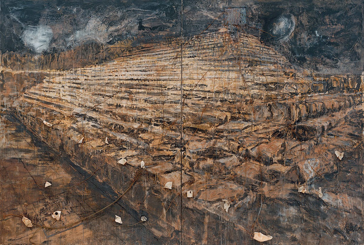 1200x810 Osiris Und Isis By Anselm Kiefer (1985 1987) The Squirrel Review - Osiris And Isis Painting