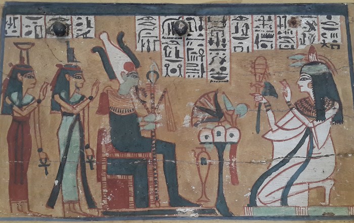 700x441 The Egyptian Goddess Isis - Osiris And Isis Painting