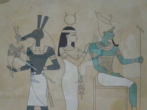 480x360 The Tragic (Yet Often Beautiful) Story Of Osiris, Isis And Set - Osiris And Isis Painting