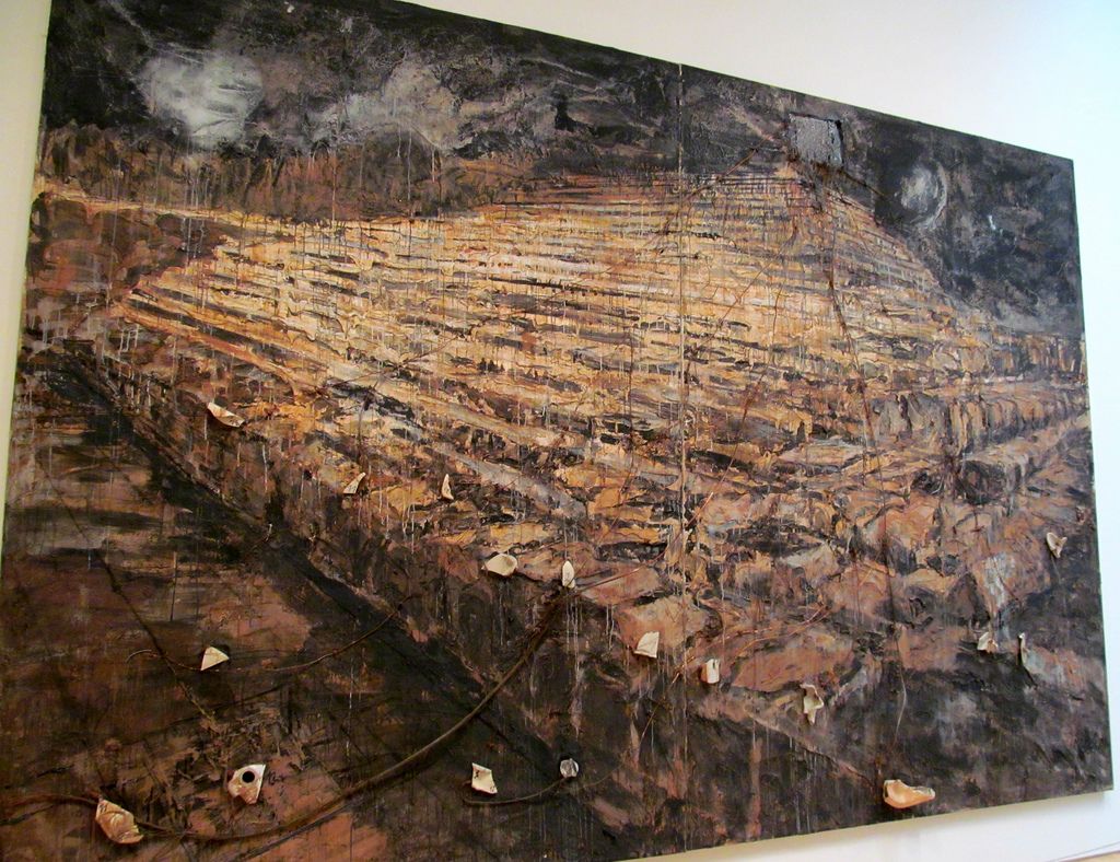 1024x788 Anselm Kiefer Acrylics, Oil And Mixed Media - Osiris And Isis Painting