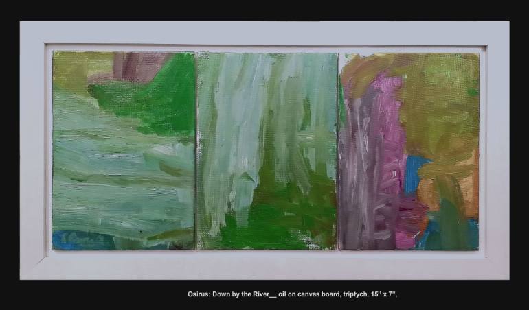 770x452 Saatchi Art Osiris By The River Painting By Lisa Pegnato - Osiris Painting