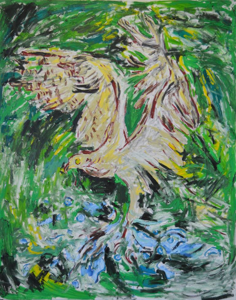 770x977 Saatchi Art Osprey Painting By William Black - Osprey Painting