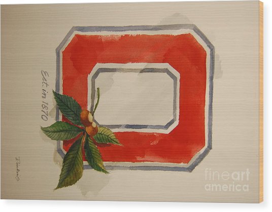536x417 Osu Block O Painting By Bill Dinkins - Osu Painting