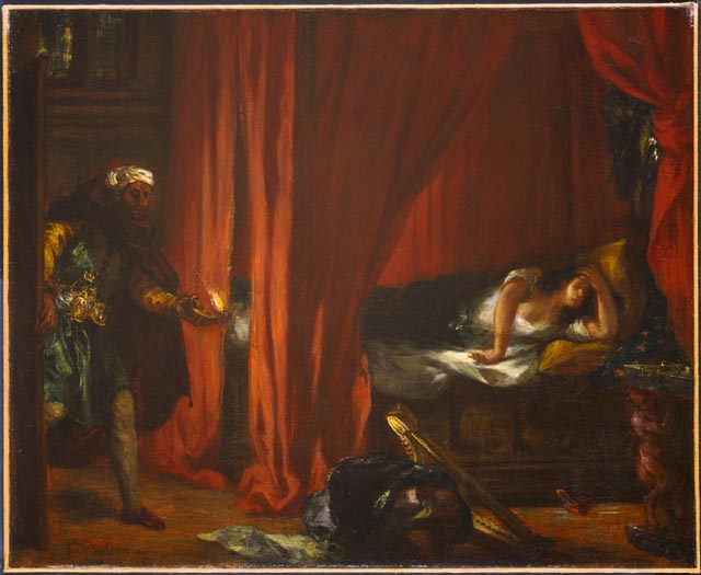 640x525 Othello And Desdemona, 1847 - Othello And Desdemona Painting