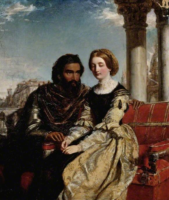 581x685 Othello And Desdemona Art Uk - Othello And Desdemona Painting