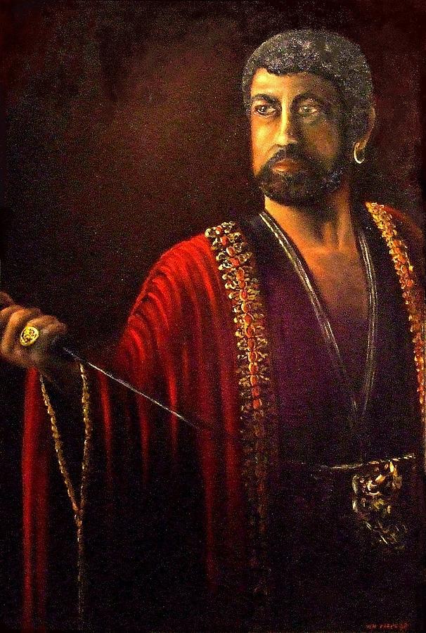 606x900 Othello Painting By Van Cleef - Othello Painting