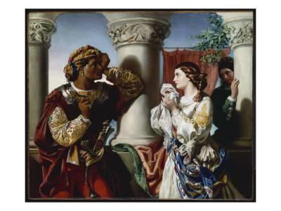 400x300 Othello And Desdemona, 1859 Giclee Print By Daniel Maclise - Othello Painting