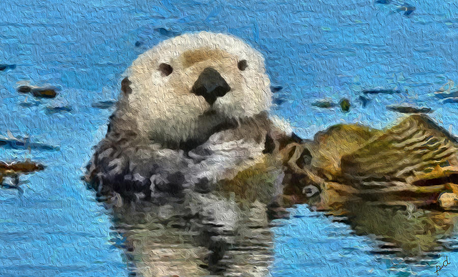 900x544 Ollie - Otter Painting