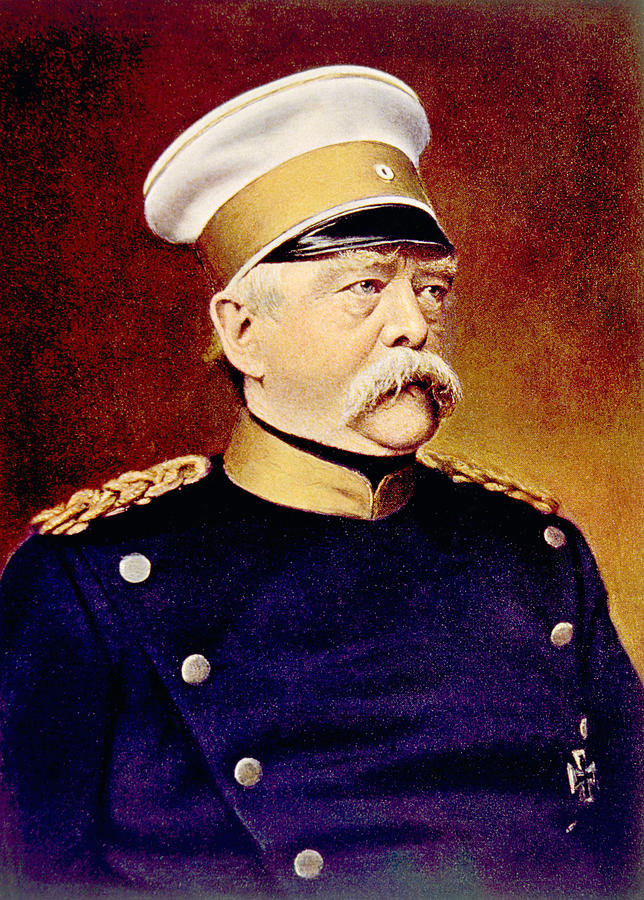 644x900 Otto Von Bismarck 1815 1898, Chancellor Photograph By Everett - Otto Von Bismarck Painting