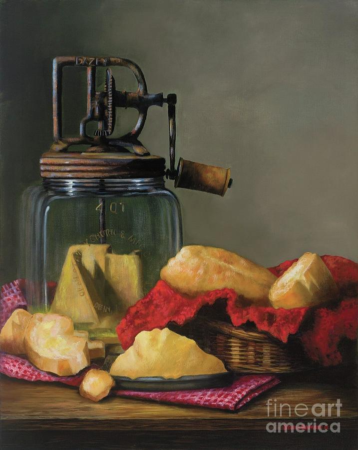 717x900 Our Daily Bread Painting By Sylvia Ramsey - Our Daily Bread Painting