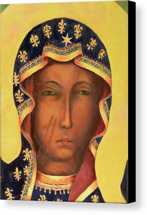 508x740 Our Lady Of Czestochowa Polish Black Madonna Virgin Mary Christian - Our Lady Of Czestochowa Painting