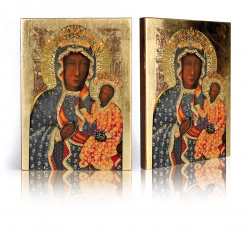 500x458 Our Lady Of Czestochowa, Black Madonna Icon Product - Our Lady Of Czestochowa Painting