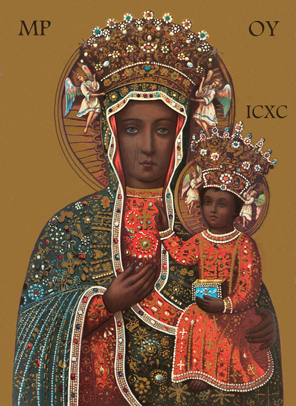 1000x1369 The Power An Image The Black Madonna - Our Lady Of Czestochowa Painting