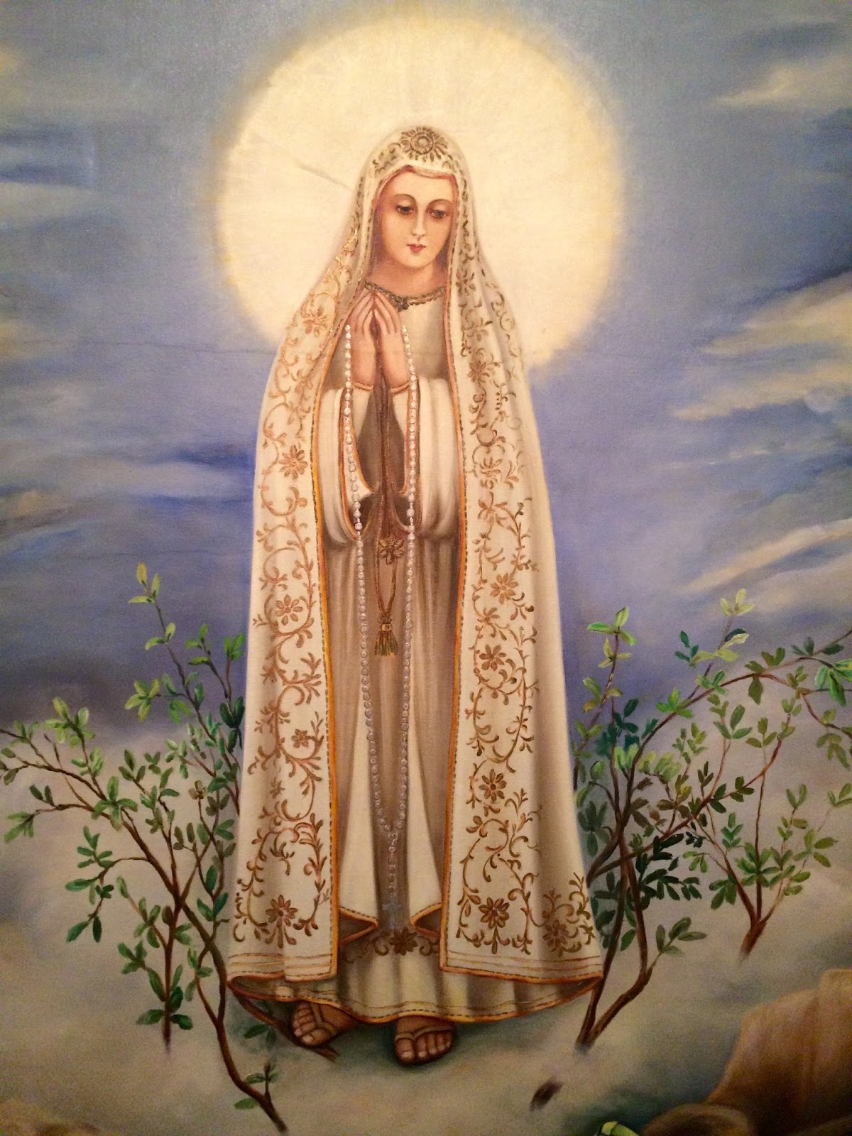 Our Lady Of Fatima Painting at Explore collection