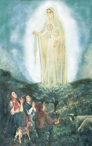 300x474 A Year Of Prayer 365 Rosaries Feast Of Our Lady Of Fatima - Our Lady Of Fatima Painting