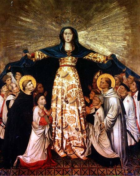 450x567 Our Lady Grace And Masters - Our Lady Of Grace Painting