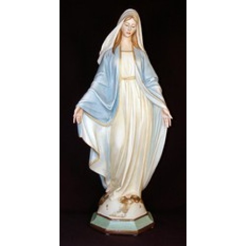 500x500 22 Our Lady Of Grace Hand Painted Statue - Our Lady Of Grace Painting
