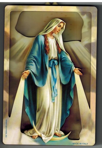 346x500 Buy Our Lady Of Grace Wooden Three Dimensional Wall Plaque - Our Lady Of Grace Painting